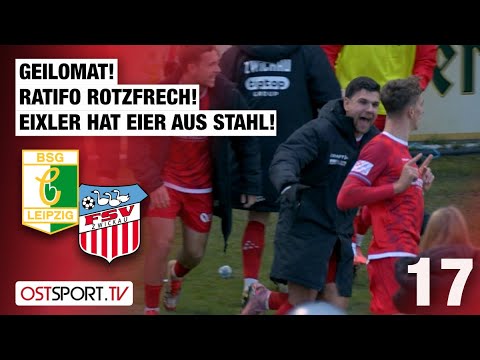 AWESOME! Ratifo is so cheeky! Eixler has balls of steel! Chemie Zwickau | Regionalliga Nordost