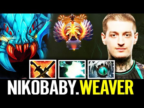 NIKOBABY Weaver [FULL GAMEPLAY] - Safelane Pro Guide | Dota 2 IMMORTAL GAMEPLAY
