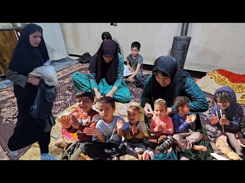 Worry under the roof of a rural house when grandfather's phone went dead