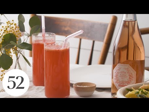Raspberry Sorbet Slushies  | Food52 + Sofia Wines