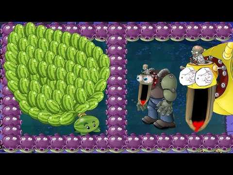 PVZ HACK PLANTS VS ZOMBIES || MELON PULT GLOOM SHROOM VS GIGA-GARGANTUAR DR.ZOMBOSS