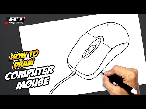 How to draw Computer Mouse