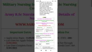 Indian Army b.sc nursing 2022 administration open #indan army #SUBSCRIBE