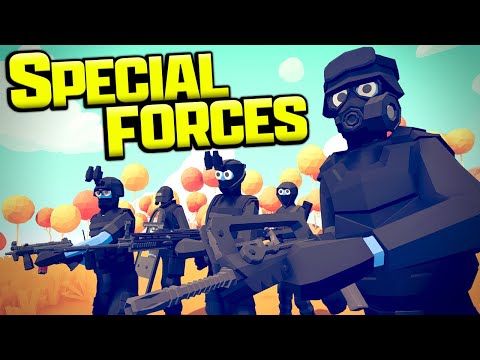 TABS Unit Creator Battle - Modern Special Forces Faction