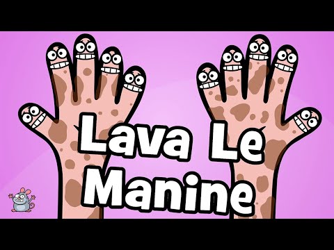 Canzone per lavarsi le mani - Lava Le Manine - Evviva Canzoni Per Bambini