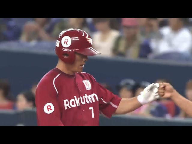 【7回表】光るベテランの勝負強さ!! イーグルス・松井稼 同点タイムリーヒット!! 2015/7/31 Bs-E