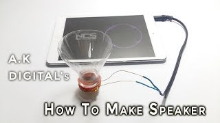 How To Make Speaker // Urdu & Hindi //A.k Digital's//