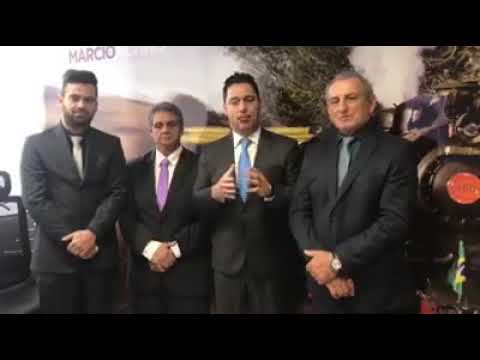 Prefeito Ayres Scorsatto em Brasília com o Deputado Federal Márcio Alvino