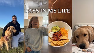 VLOG: first warehouse gym workout, TJ Maxx trip, enjoying the cooler weather & time at home! 