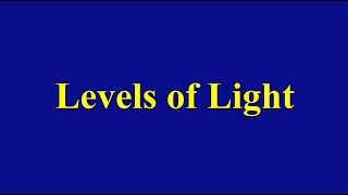 Levels of Shining Light Meditative Thoughts