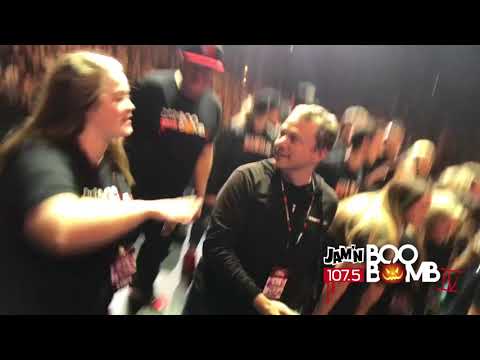 Big Selfie Stick at JAM'N 107.5's Boo Bomb IV