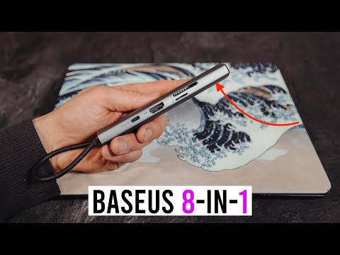 Das fehlt vielen USB-C Hubs! Baseus 8-in-1 mit Gigabit LAN-Anschluss [4K]