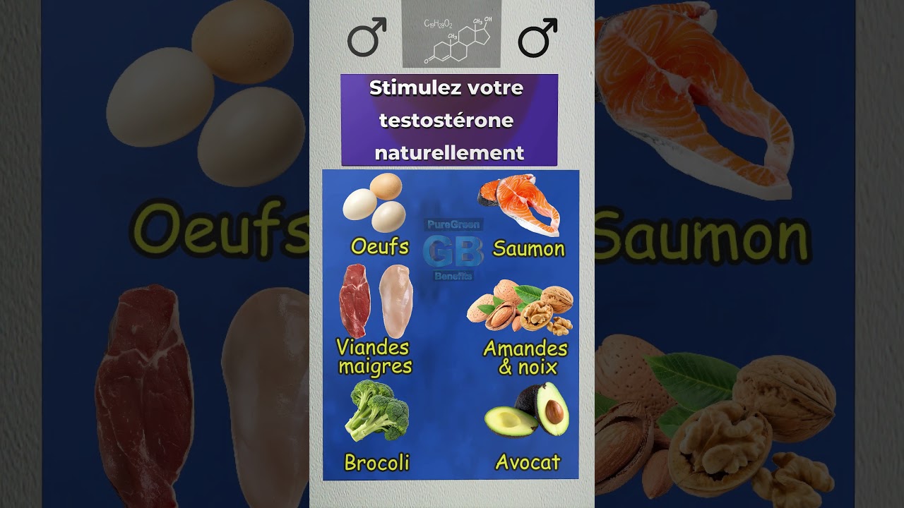 6 aliments qui stimulent naturellement la testostérone #Testostérone #Énergie #SantéHormonale