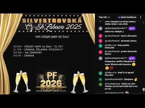 SILVESTROVSKÁ ZÁBAVA 31.12.2025 - záznam ( Deejay-jany )