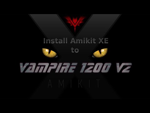 Install AmiKit XE for Vampire 1200 V2