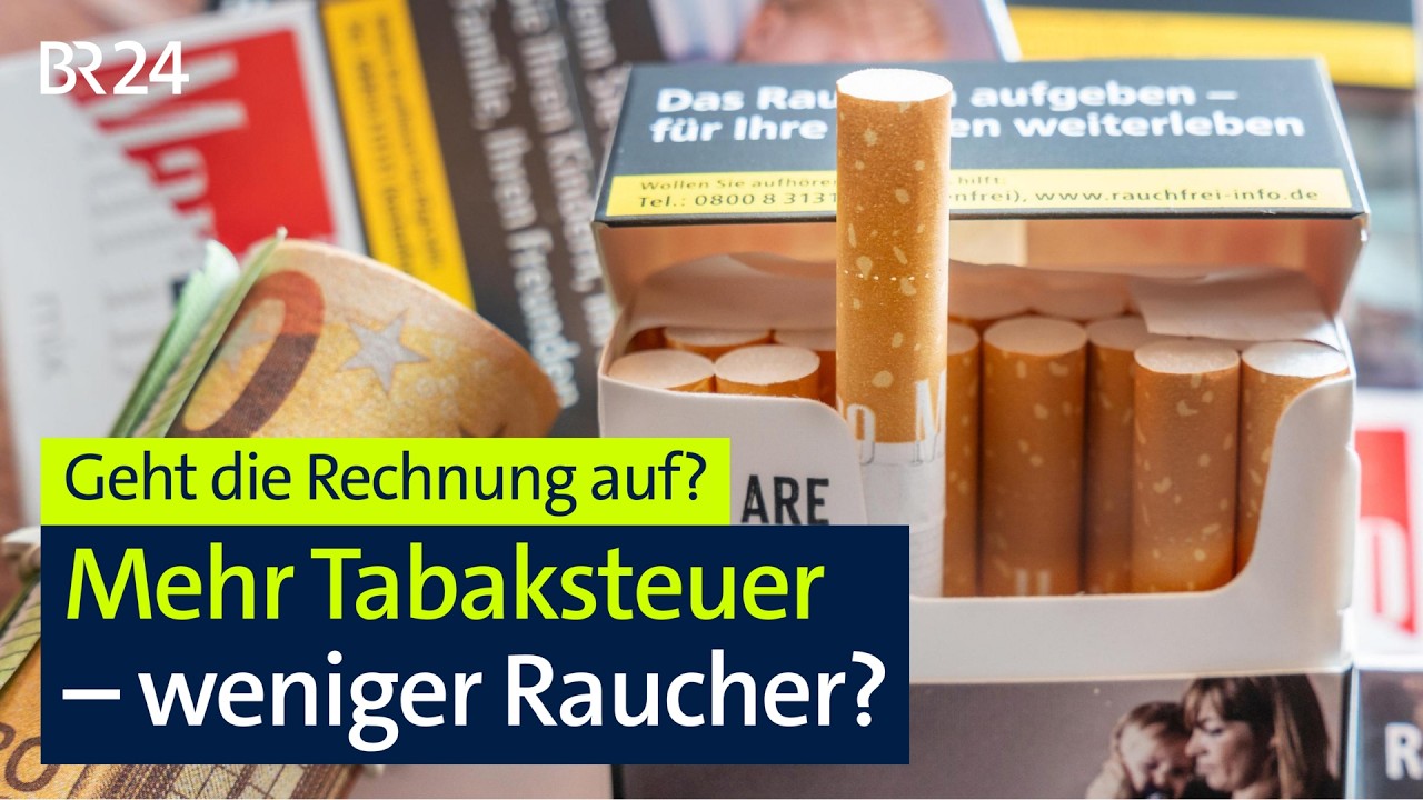 Pläne der Bundesregierung: Mehr Tabaksteuer – weniger Raucher? | BR24