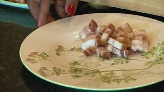 How to Cut Bacon Strips Into Lardons : Bacon Recipes