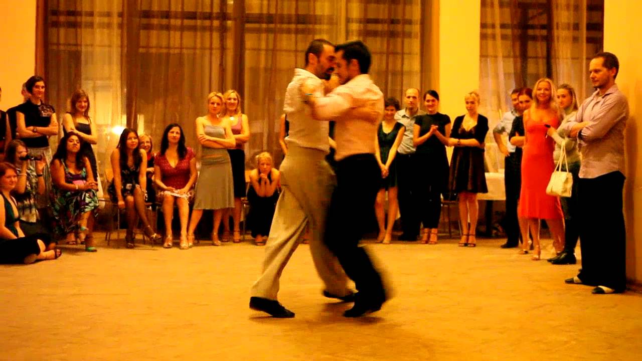 Tincho (Argentina) и Filippo Avignonesi (Italy) on milonga "Teplitsa" 2/2