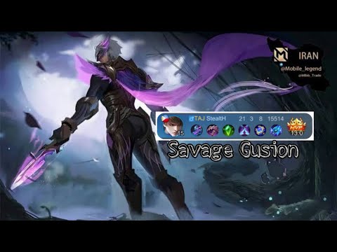 SAVAGE! Gusion smooth combo By me Good ! - Mobile Legends