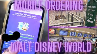 HOW TO MOBILE ORDER AT WALT DISNEY WORLD | CONTACTLESS MEAL ORDERING