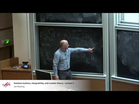 Jon Keating: Random matrices, integrability, and number theory - Lecture 2