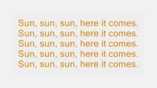 Here Comes the Sun by the Beatles w/Lyrics