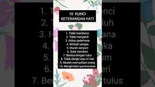 Download lagu 10 kunci ketenangan hati #Shorts mp3