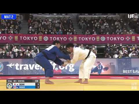 Takanori Nagase vs. Takeshi Sasaki | 2022 Tokyo Judo Grand Slam
