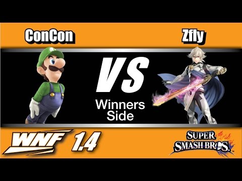 WNF 1.4 - SCB | ConCon (Luigi) Vs. 2GG | ZFly (Corrin) Winners Side - Smash Wii U
