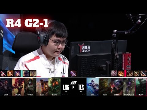 LNG vs TES - Game 1 | Round 4 S14 LPL Summer Playoffs 2024 | LNG Gaming vs Top Esports G1 full