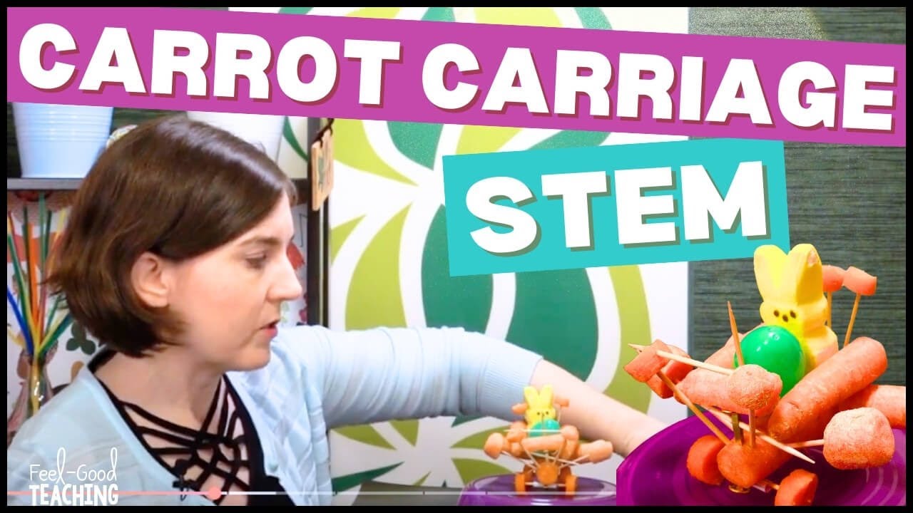 Easter STEM Activity - Carrot Carriage STEM Challenge