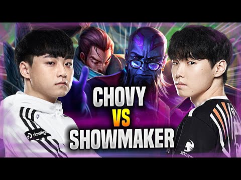 CHOVY vs SHOWMAKER! - GEN Chovy Plays Ryze MID vs DK ShowMaker Yasuo! | Season 2022