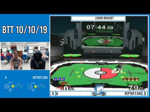 BTT 10/10/19: Melee Singles - Losers Quarters, B (Falco) vs Reptar's Dad (Falcon)