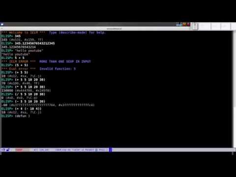 Elisp Tutorial - Part 1 Intro