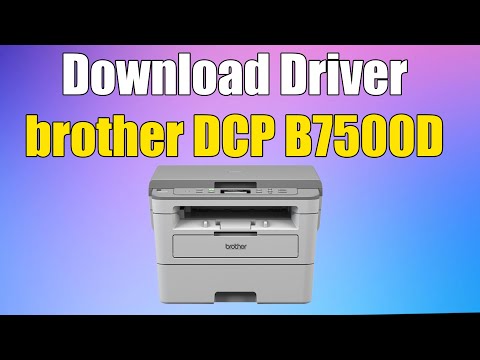 How to install Driver brother DCP B7500D Printer windows 10 or 11