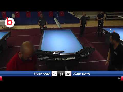 SARP KAYA & UĞUR KAYA Bilardo Maçı - 2019 TÜRKİYE KUPASI 2.ETAP ERKEKLER-FİNAL 1/4