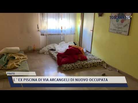 2022-03-24 PRATO - L'EX PISCINA DI VIA ARCANGELI DI NUOVO OCCUPATA