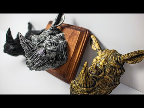 From Virtual... To Reality!!! Sculpting Rhino Bust in VR (Virtual Reality) Kodon