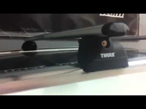 Audi Q7 Outfitted with Thule Rapid Podium Roof Rack by Rack Attack