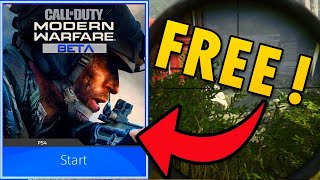 How To Get The Modern Warfare Beta For FREE! (Call of Duty Modern Warfare Beta)