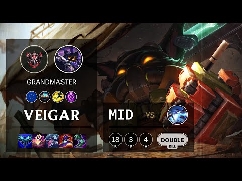 Veigar Mid vs Xerath - EUW Grandmaster Patch 11.13