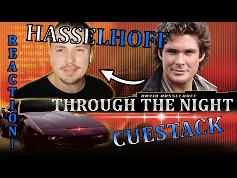 METAL SINGER REACTS | DAVID HASSELHOFF - THROUGH THE NIGHT - CUESTACK | BLUE SKY THEORY | REACTION