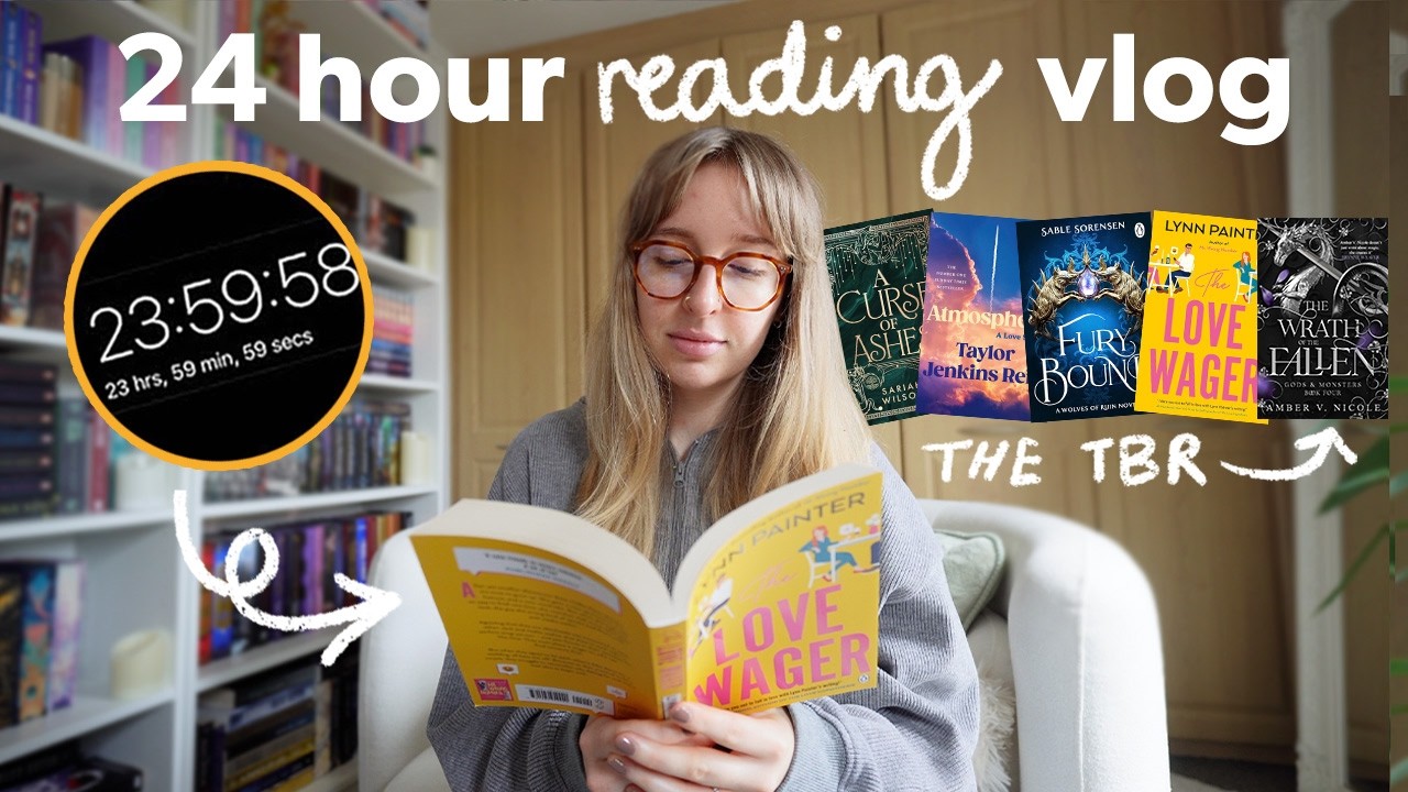 Reading my TBR for 24 hours 📚🎧📖 24 hour reading challenge