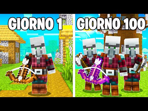 100 GIORNI DA PILLAGER SU MINECRAFT