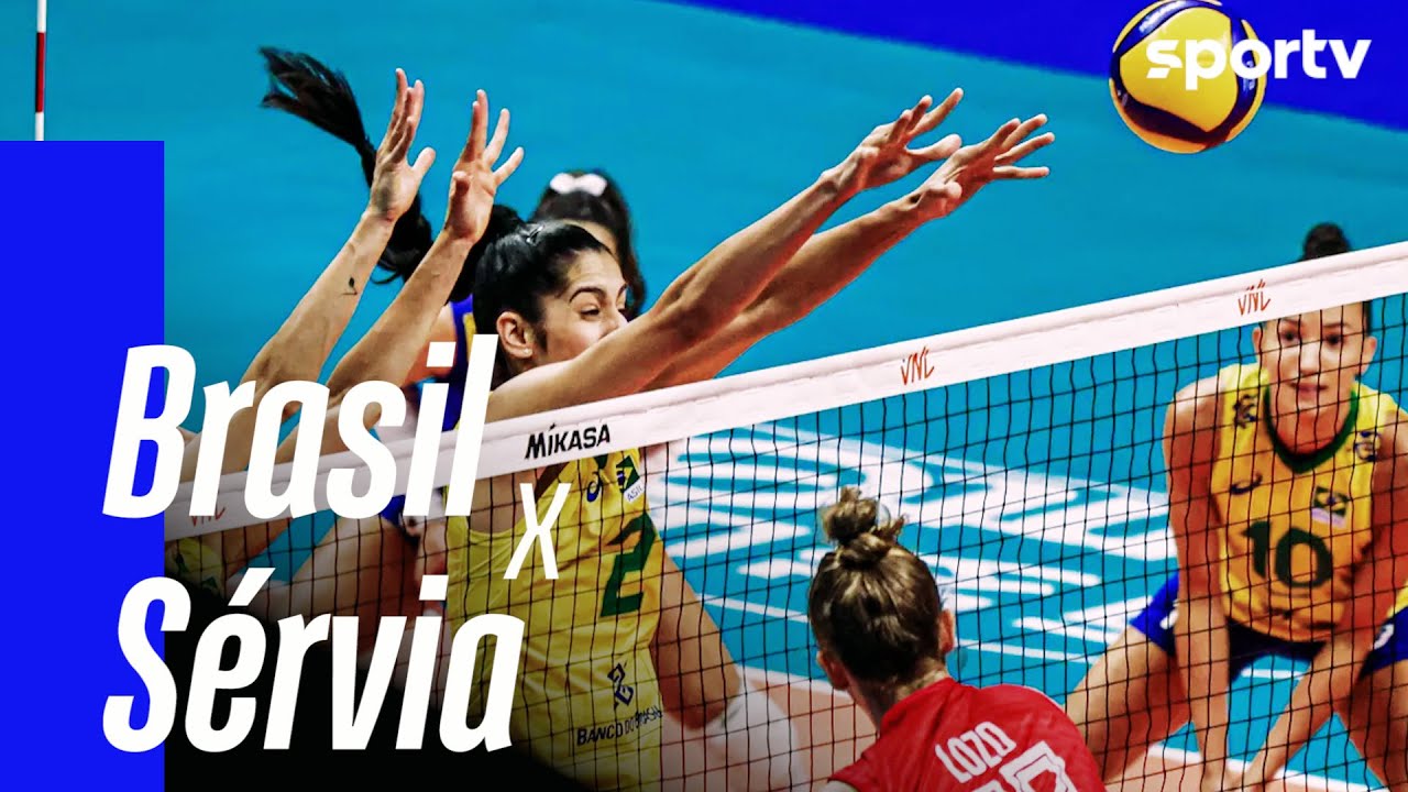 SÉRVIA 0 X 3 BRASIL | MELHORES MOMENTOS | LIGA DAS NAÇÕES FEMININA DE VÔLEI