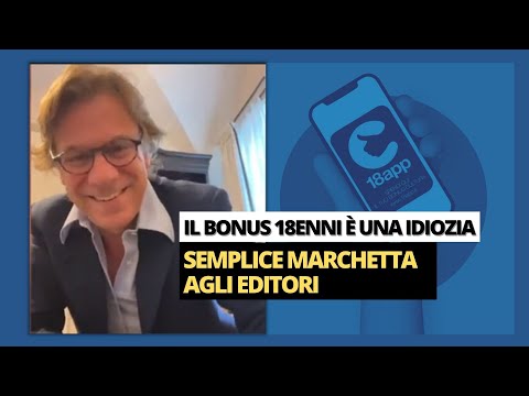 Il bonus 18enni è una idiozia: semplice marchetta agli editori - Zuppa di Porro 21 dic 2022