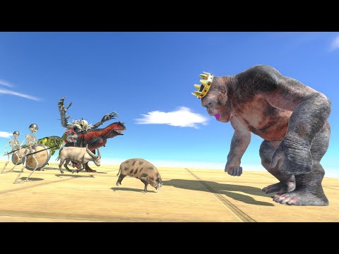 Neighbors Revolt against King Goro - Animal Revolt Battle Simulator