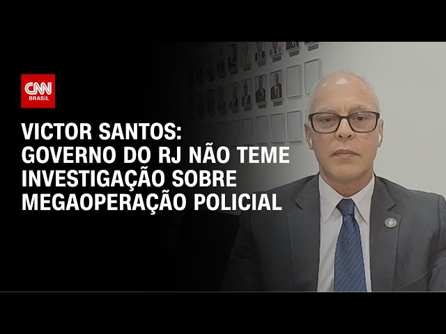 Megaoperação: Não nos preocupa investigação paralela, diz secretário de Segurança do RJ | CNN 360°