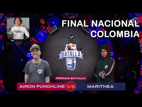 Marithea Campeona Redbull Colombia 2021 l Marithea Vs Airon Reacción l Batalla de Los Gallos 🔥🔥