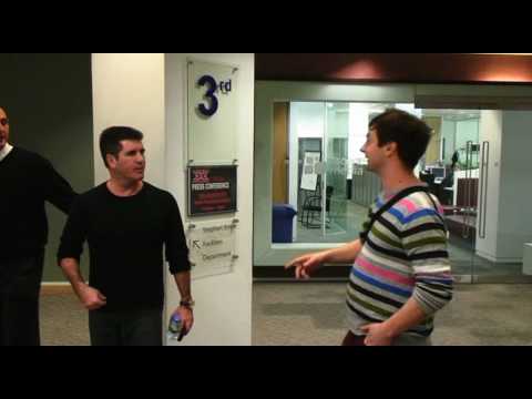The Chicken Man, Simon Cowell, & The X Factor Press Conference